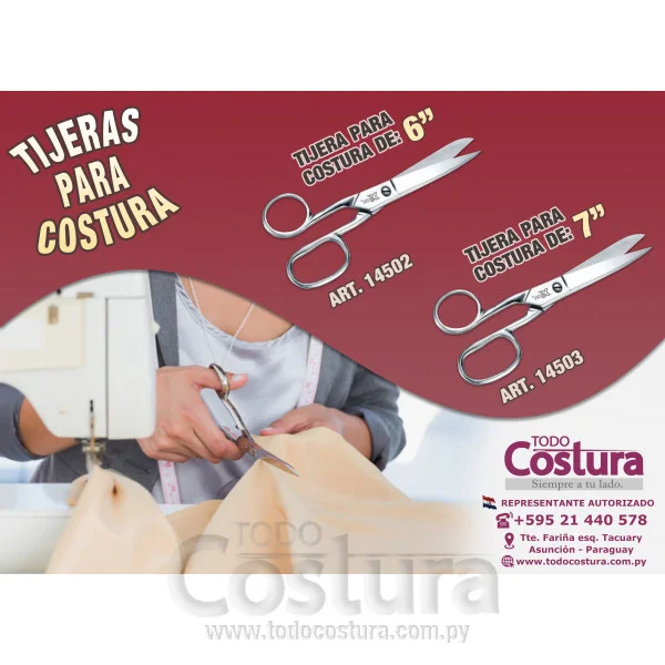 TIJERA PARA COSTURA 6 PULG. DONWEI